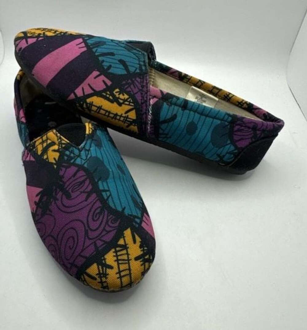 Disney The Nightmare Before Christmas Sally Slip-On Shoes Multicolor adult Sz. S